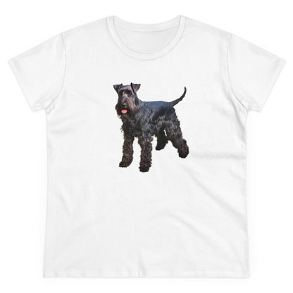 Kerry Blue Terrier Women's Midweight Cotton Tee
