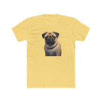 Pug - Men's Fitted Cotton Crew Tee