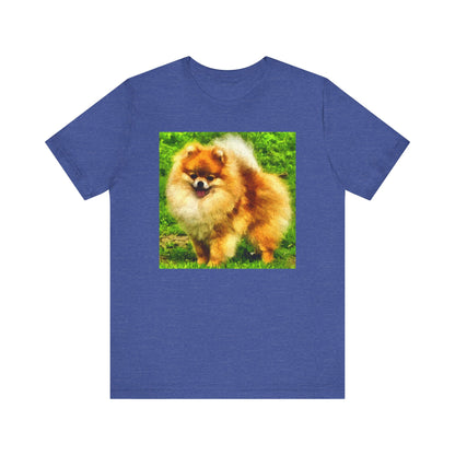 Pomeranian 'Pom Pom' Unisex Jersey Short Sleeve Tee