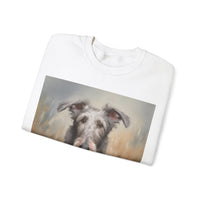 Scottish Deerhound 50/50  Crewneck Sweatshirt