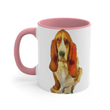 Basset Hound 'Lautrec'  Accent Coffee Mug, 11oz