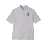 Braque du Bourbonnai - Men's Piqué Polo Shirt