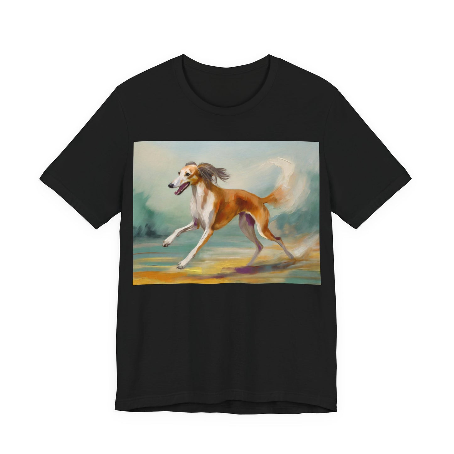 Saluki 'On the Run' Unisex Jersey Short Sleeve Tee