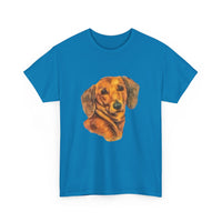 Dachshund 'Doxie #1' Unisex Heavy Cotton Tee