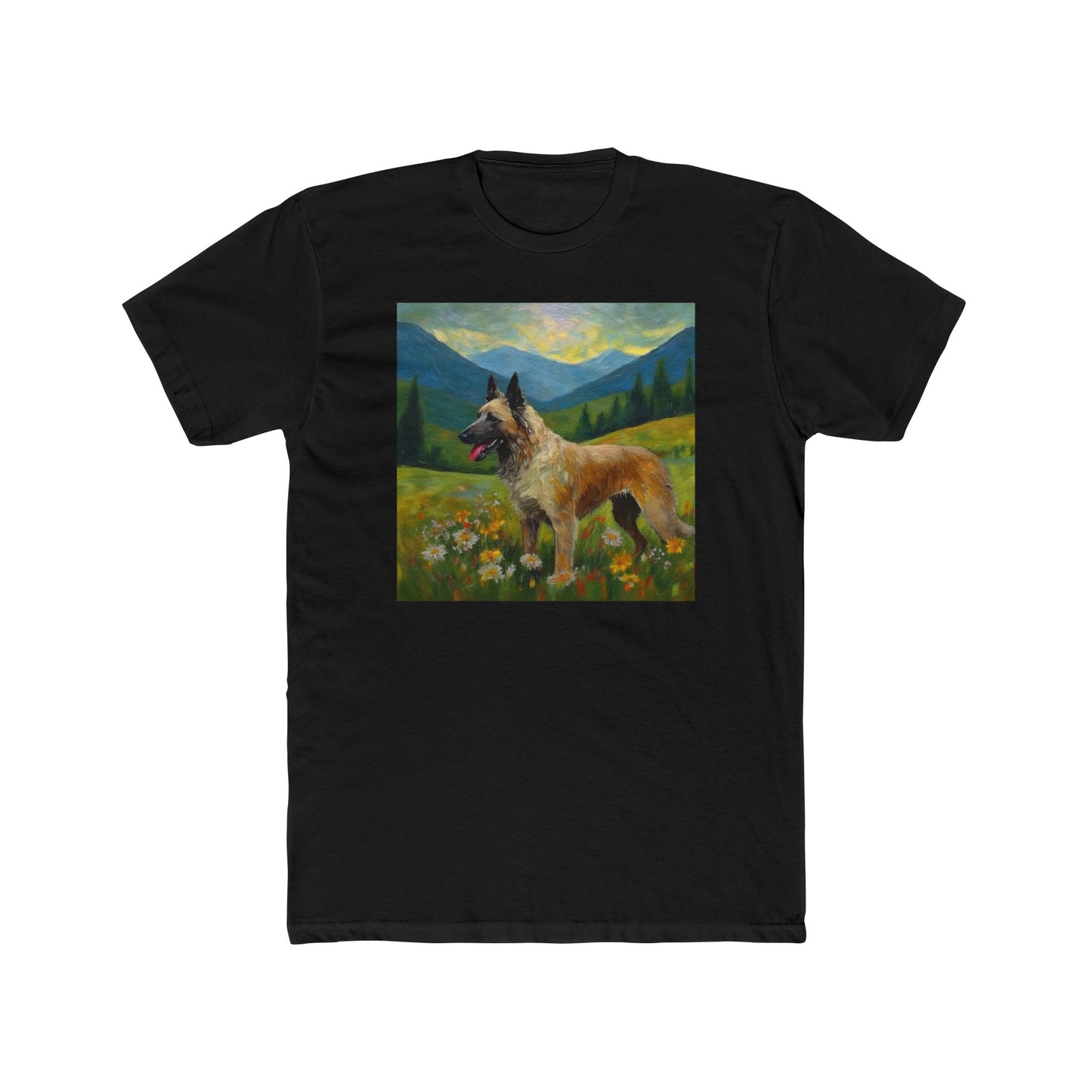 Belgian Laekenois Men's Fitted Cotton Crew Tee
