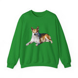 Norwegian Lundehund Unisex 50/50 Crewneck Sweatshirt by DoggyLips™
