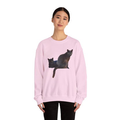 Black Cats 'Sifnos Sisters' Unisex 50/50  Crewneck Sweatshirt
