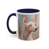 Xoloitzcuintli 'Mexican Hairless' - Ceramic Accent Coffee Mug (11, 15oz)