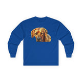 Rhodesian Ridgeback 'Zulu' Unisex Cotton Long Sleeve Tee