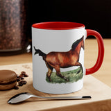 Horse 'Sam' Accent Coffee Mug, 11oz