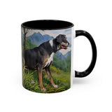 Mountain Cur Ceramic Accent Coffee Mug  - 2 Sizes