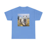 Cairn Terriers  -  Unisex Heavy Cotton Tee