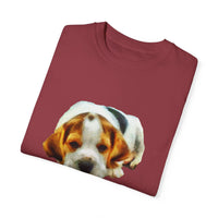 English Foxhound Unisex Relaxed Fit Garment-Dyed T-shirt