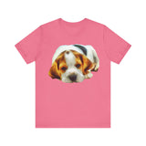 English Foxhound 'Sasha' Unisex Jersey Short Sleeve Tee