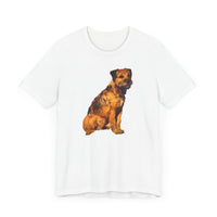 Charming Border Terrier 'Andrew' Unisex Tee