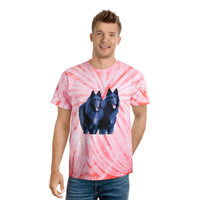 Belgian Shepherds  --  Unisex Cotton Tie-Dye Tee, Cyclone