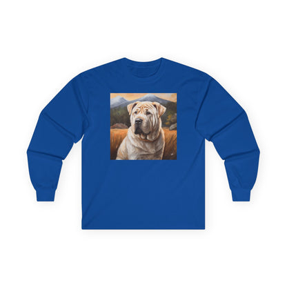 Chinese Shar-Pei Classic Cotton Long Sleeve Tee