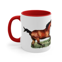 Horse 'Sam' Accent Coffee Mug, 11oz