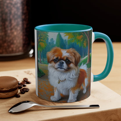 Pekingese Puppy 11oz Ceramic Accent Mug