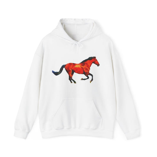 Horse 'Old Red' Unisex 50/50 Hoodie