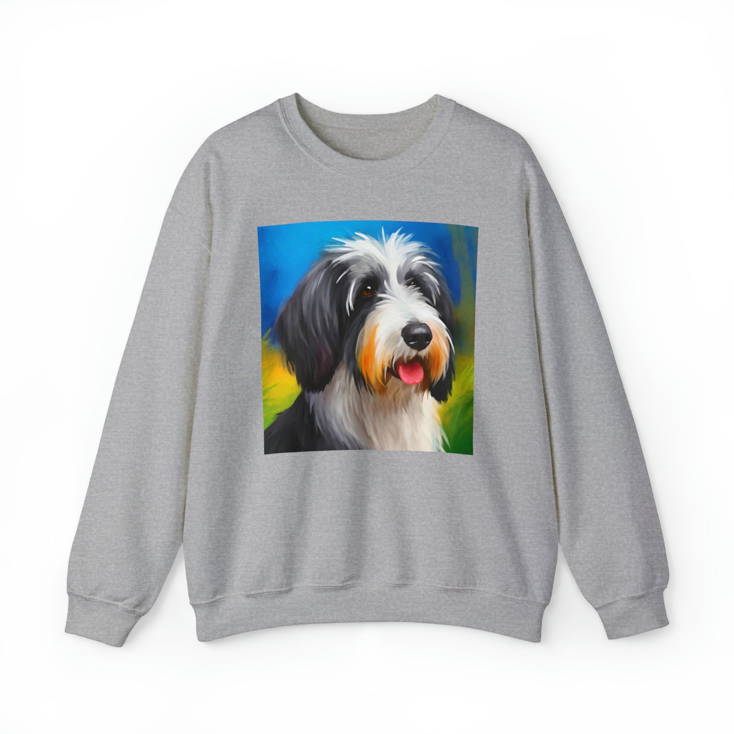 Polish Lowland Sheepdog Unisex 50/50 Crewneck Sweatshirt