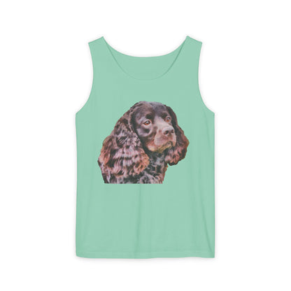 American Water Spaniel Unisex Relaxed Fit Ringspun Cotton Tank Top