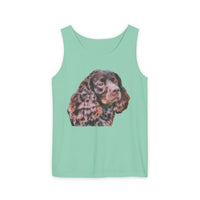 American Water Spaniel Unisex Relaxed Fit Ringspun Cotton Tank Top