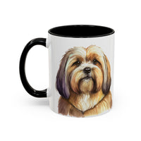 Lhasa Apso Accent Coffee Mug - 2 Sizes