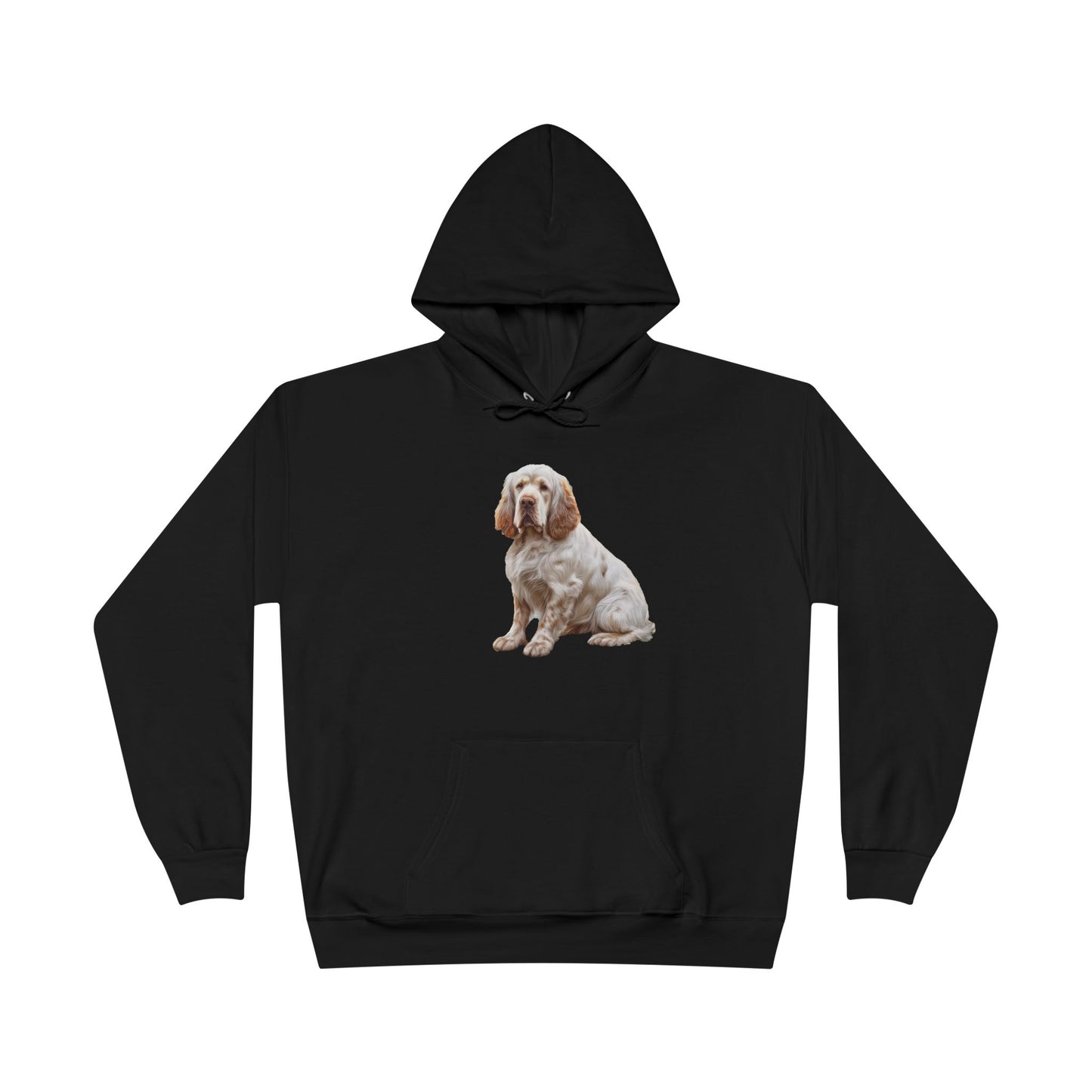 Clumber Spaniel Unisex Fleece Lined Pullover Hoodie Sweatshirt