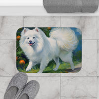 Japanese Spitz Bathroom Rug Mat