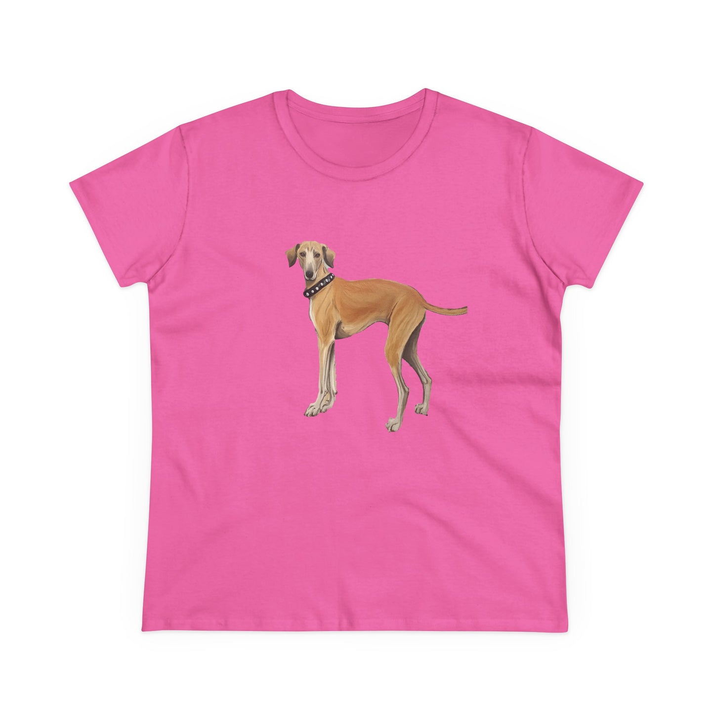 Sloughi - Arabian Greyhound - Women's Midweight Cotton Tee