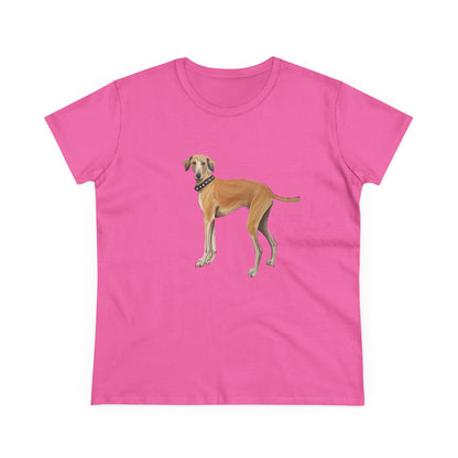 Sloughi - Arabian Greyhound - Women's Midweight Cotton Tee
