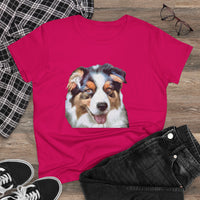 Australian Shepherd - Blue Merle Women's Midweight Cotton Tee