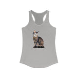 Cat 'Teris of Tinos' Women's Racerback Tank