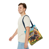 Australian Terrier Tote Bag (AOP): A Tribute to Love and Adventure