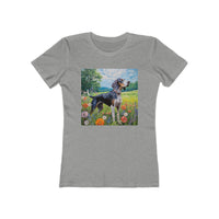 Bluetick Coonhound - Women's Slim Fit Ringspun Cotton Tee