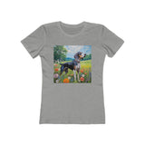 Bluetick Coonhound - Women's Slim Fit Ringspun Cotton Tee