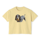 Bluetick Coonhound Women's Oversized Boxy Tee