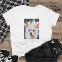 Chinese Crested Women's Midweight Cotton Tee