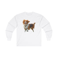 Nederlandse Kooikerhondje Unisex Classic Cotton Long Sleeve Tee