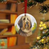 Bergamasco Christmas Tree Metal Ornament