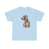 Weimaraner 'Rocky' Unisex Heavy Cotton Tee