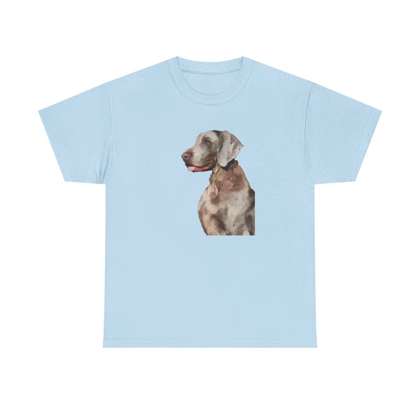 Weimaraner 'Rocky' Unisex Heavy Cotton Tee