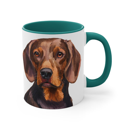 Hannoverscher Schweisshund 11oz Ceramic Accent Mug