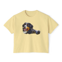 Bernese Mountain Dog #1 - Women's Oversized Boxy Tee