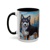 Lapponian Herder Ceramic Accent Coffee Mug - 2 SIzes