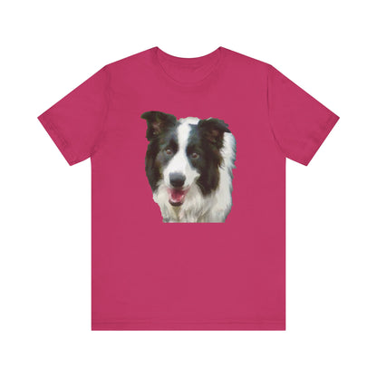 Border Collie #2 Unisex Jersey Short Sleeve Tee