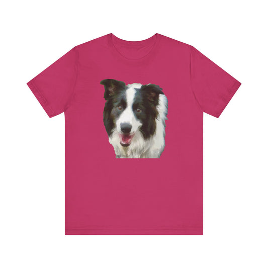 Border Collie #2 Unisex Jersey Short Sleeve Tee