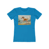 Saluki Women's Slim Fitted Ringspun Cotton Tee