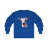 American Hairless Terrier Unisex Cotton Long Sleeve Tee – A Stylish Tribute